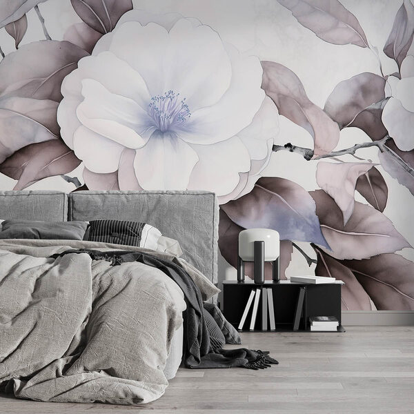 Schilderij van een bloem Schilderij van een bloem