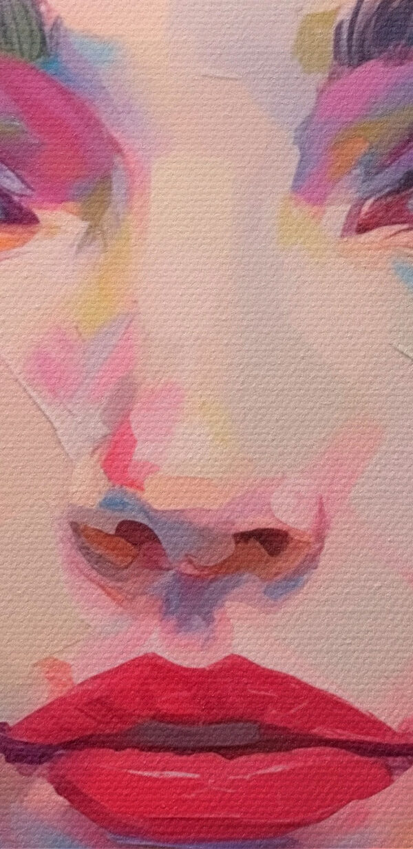 Schilderij van een vrouw Schilderij van een vrouw