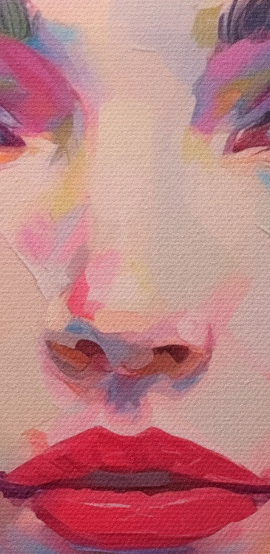 Schilderij van een vrouw