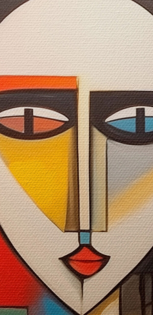 Groep mensen’s gezichten geschilderd op een muur Groep mensen’s gezichten geschilderd op een muur