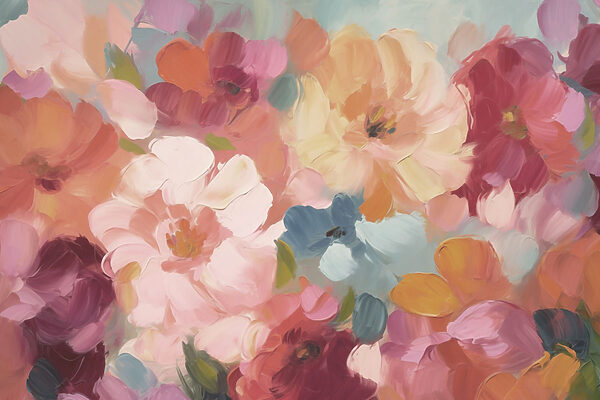 Schilderen van bloemen Schilderen van bloemen