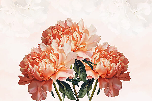 Groep roze bloemen Groep roze bloemen