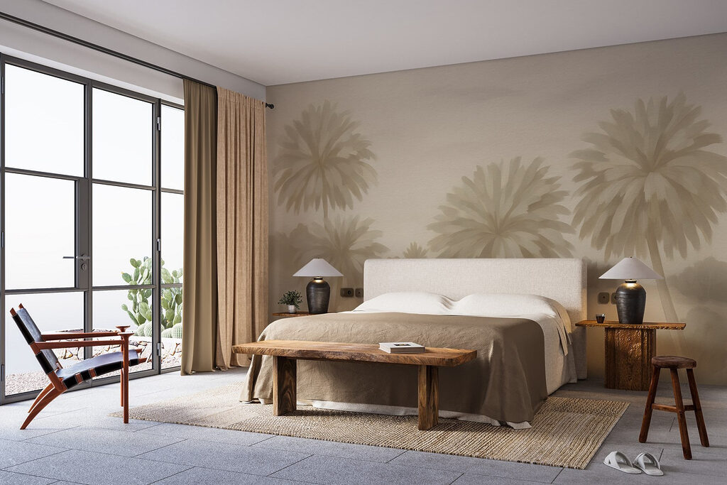 Group of palm trees Group of palm trees