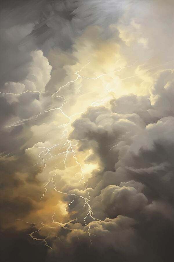 Bliksemschichten in de lucht Bliksemschichten in de lucht