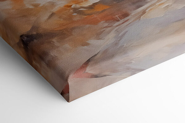 Painting of a snowy mountain range Painting of a snowy mountain range