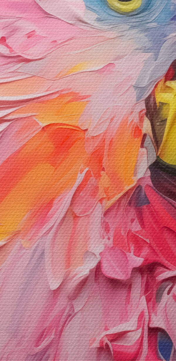 Schilderij van een vogel Schilderij van een vogel