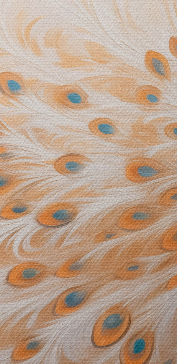 Schilderij van een pauw Schilderij van een pauw