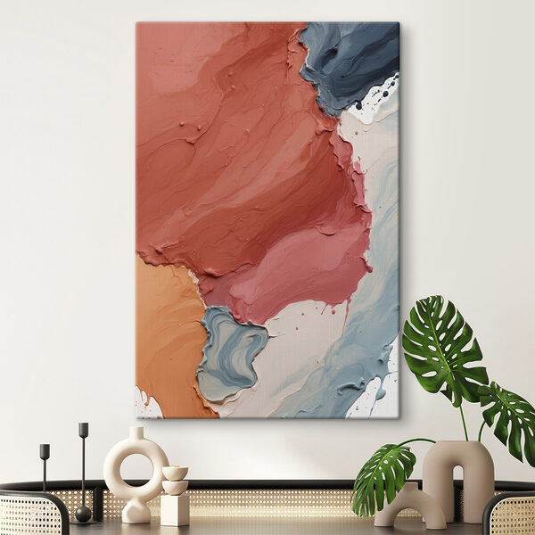 – Abstract kleurenpalet in beweging – Abstract kleurenpalet in beweging