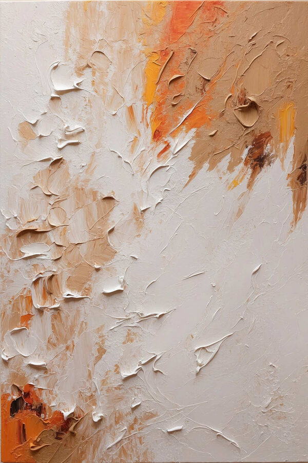 Gestructureerd canvas met warme tinten. Gestructureerd canvas met warme tinten.