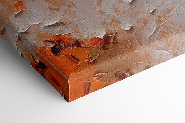 Gestructureerd canvas met warme tinten. Gestructureerd canvas met warme tinten.