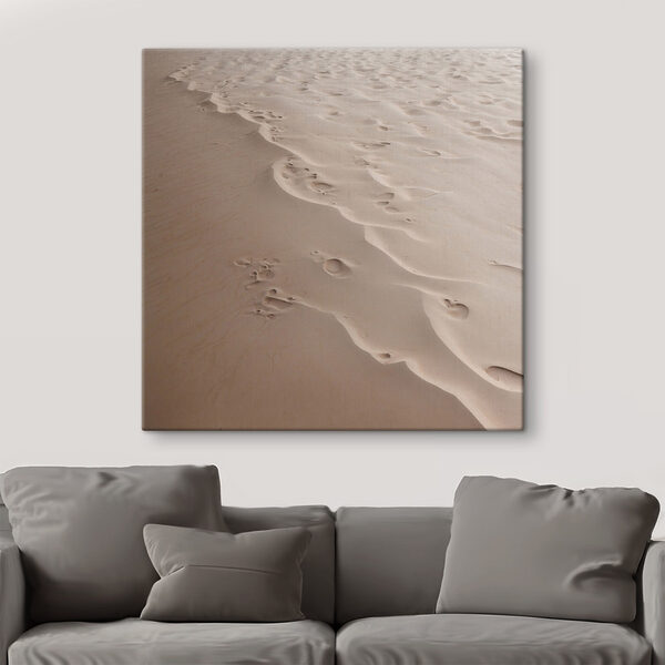 Voetafdrukken in het zand Voetafdrukken in het zand