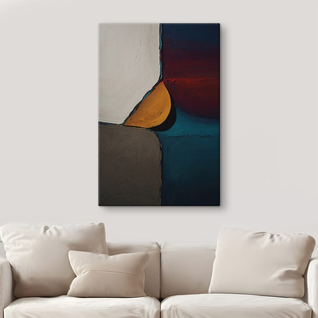 Abstract shapes in bold colors Abstract shapes in bold colors