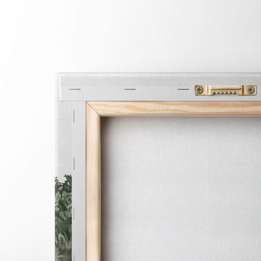 White and pink house with trees