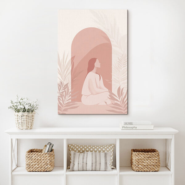 s44154pig300 600x600 - Zittende vrouw in een wit gewaad - tegory