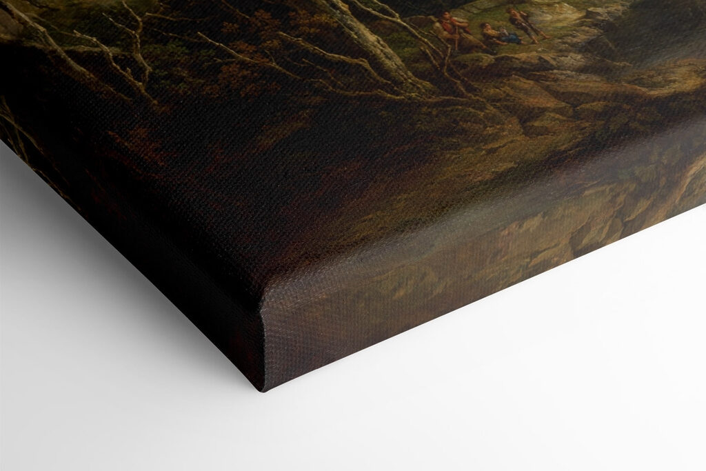 Painting of a castle tower