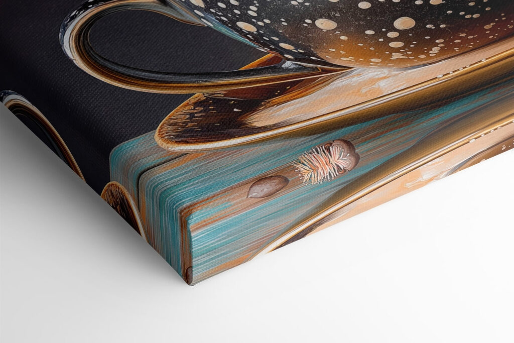 Splash of liquid in a cup