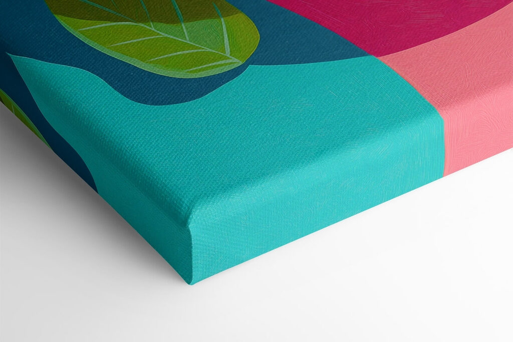 Bowl of fruit with leaves