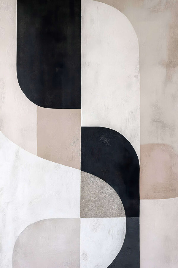 Zwart-wit kunstwerk Zwart-wit kunstwerk