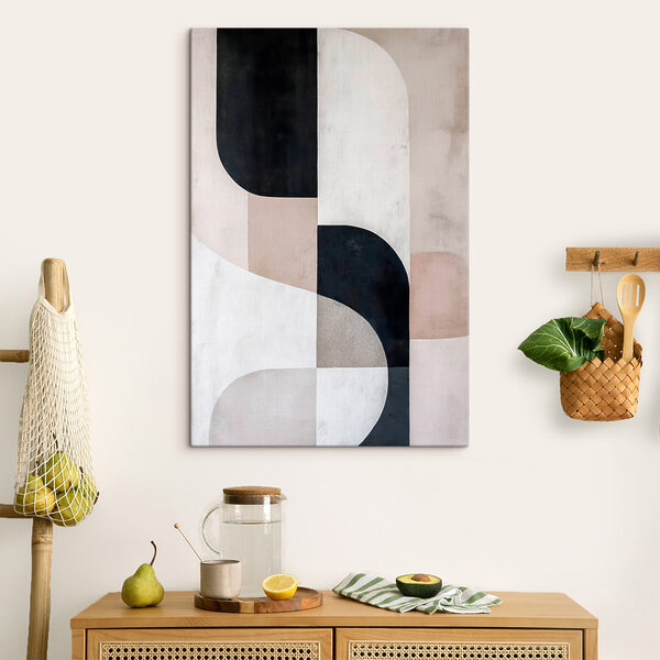 Zwart-wit kunstwerk Zwart-wit kunstwerk