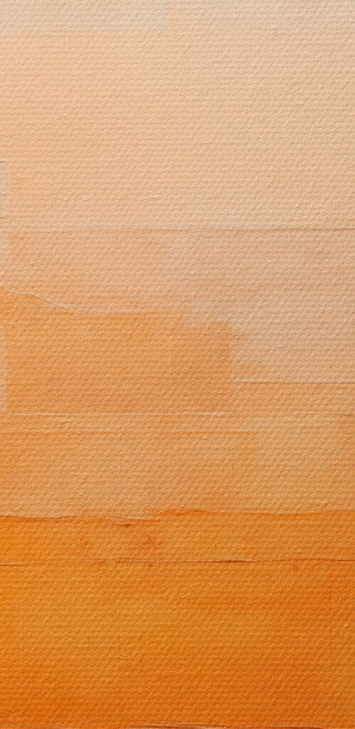 Wall with orange and white stripes