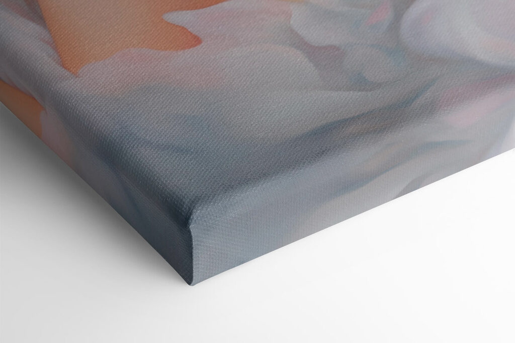 Woman with pink hair