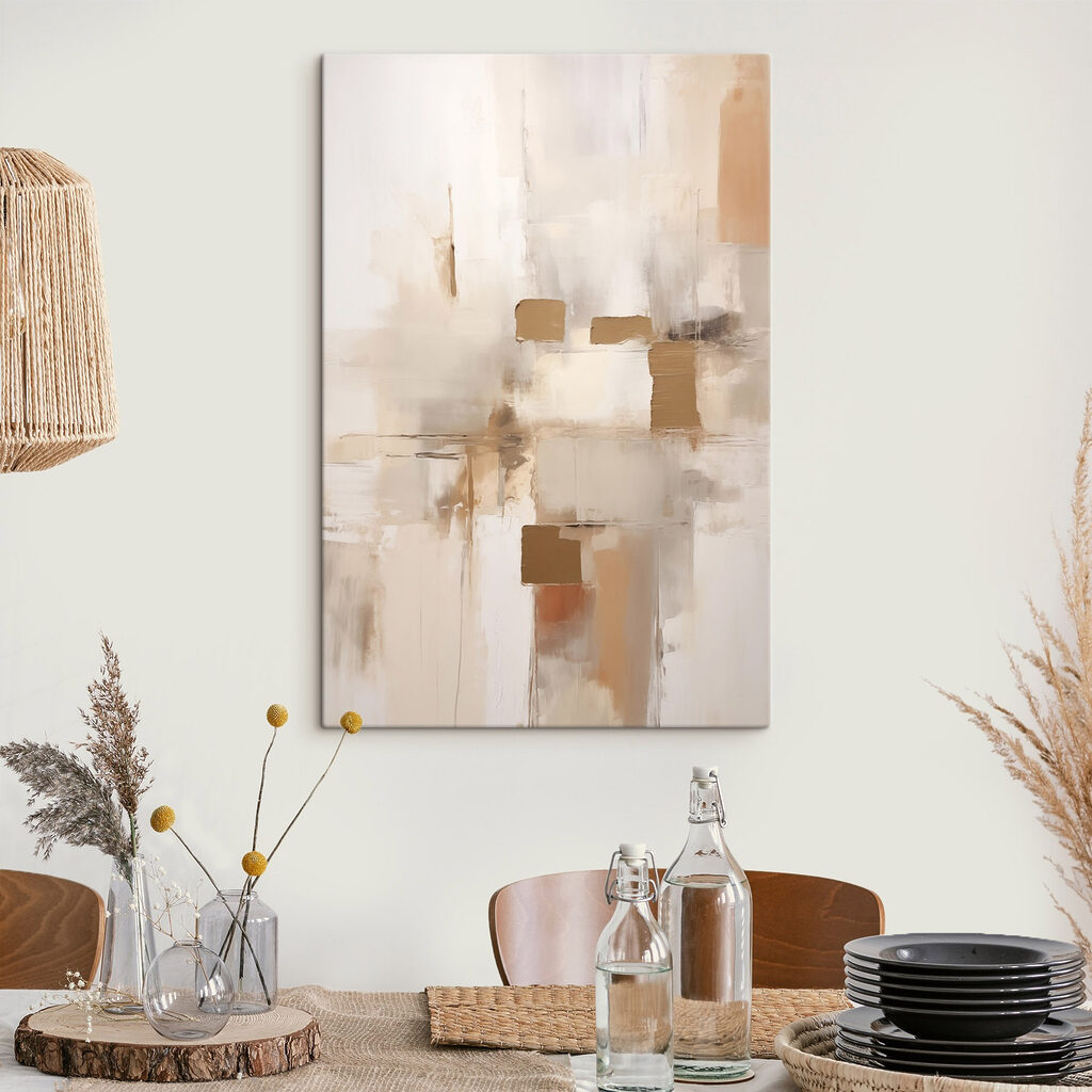 Painting of squares and rectangles