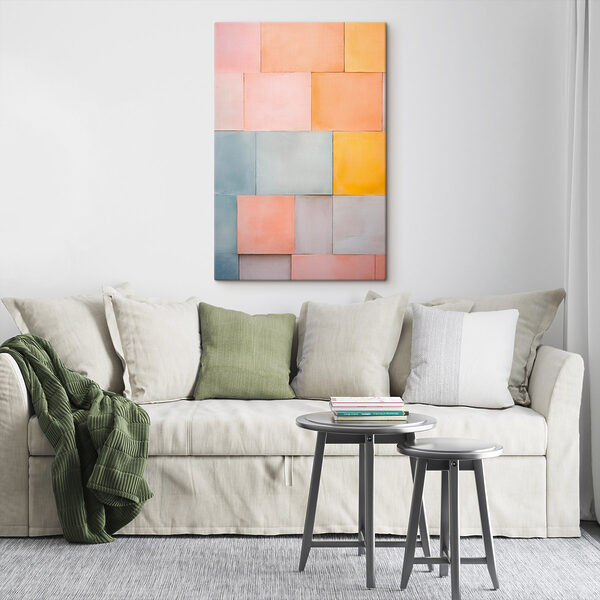 Muur van kleurrijke tegels Muur van kleurrijke tegels