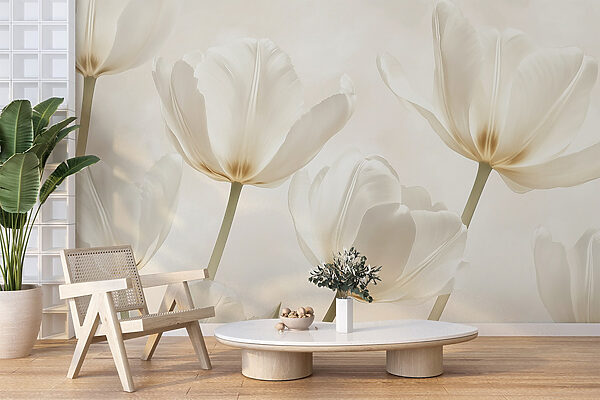 Groep witte bloemen Groep witte bloemen