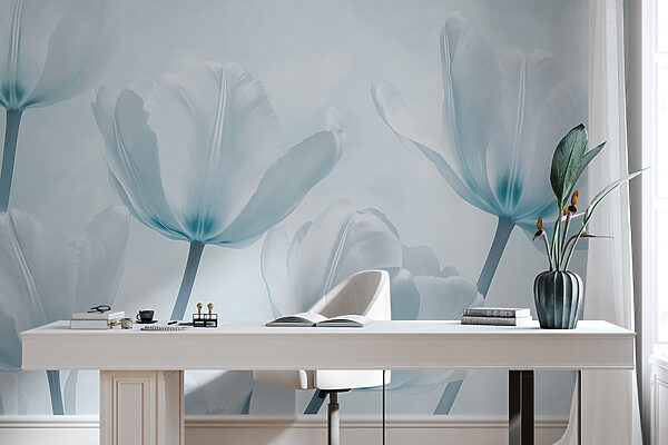 Groep witte bloemen Groep witte bloemen