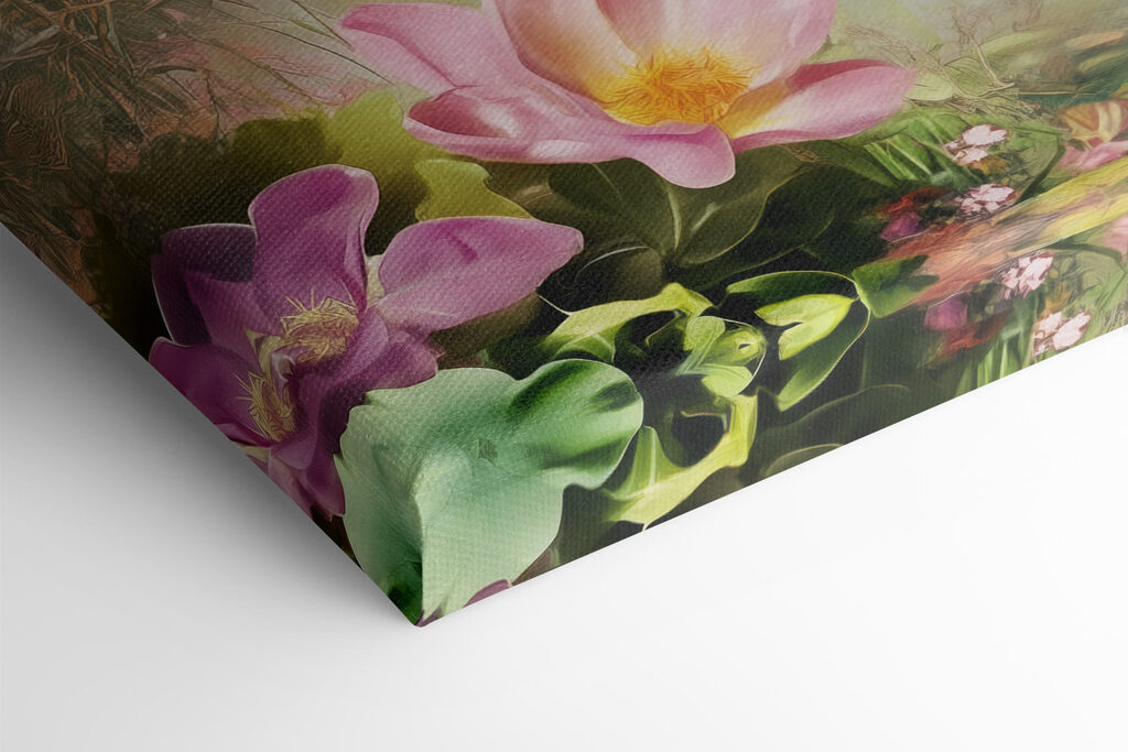 Butterfly and flowers in a forest Butterfly and flowers in a forest