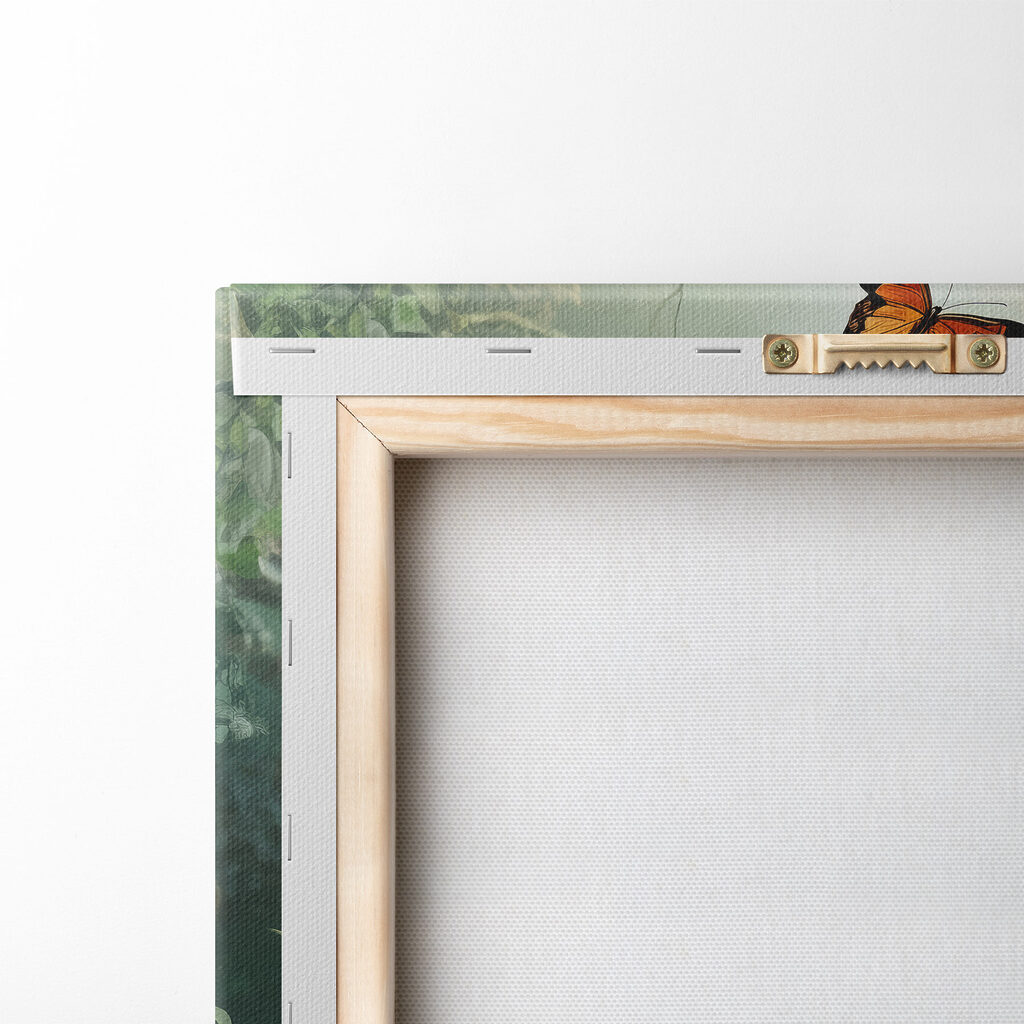 Butterfly and flowers in a forest Butterfly and flowers in a forest