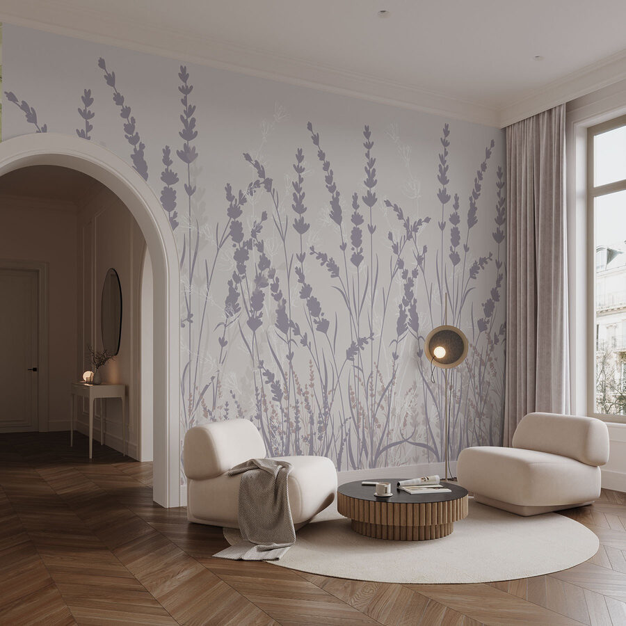 Delicate bloemen in zachte tinten