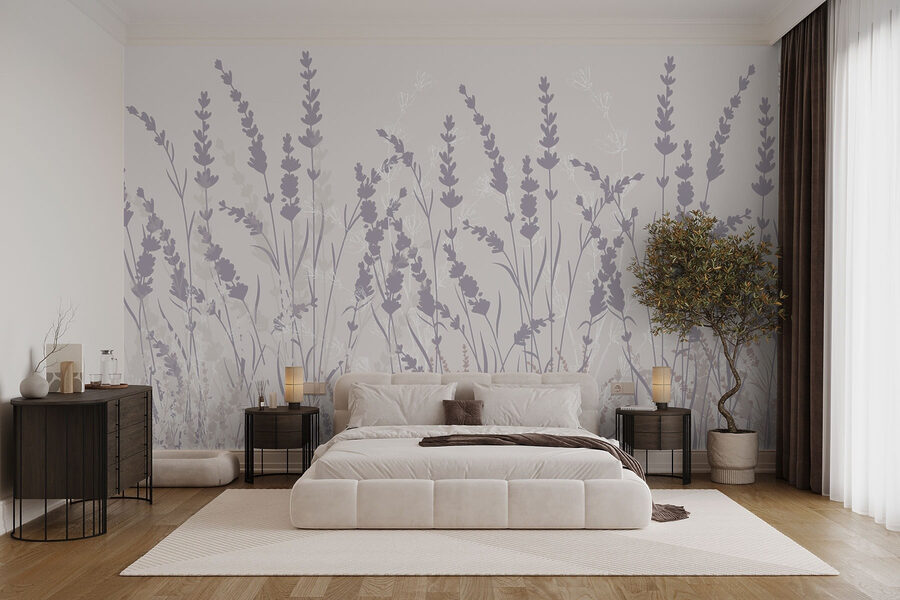 Delicate bloemen in zachte tinten