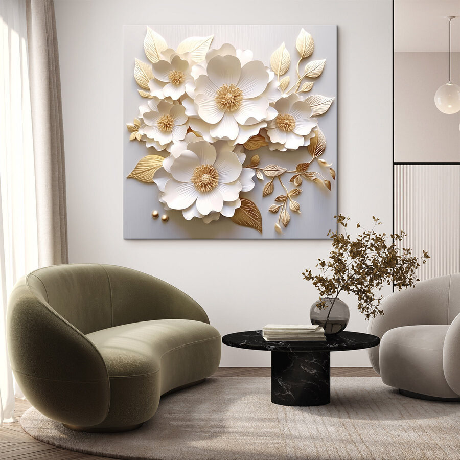 Elegant bloemstuk in zachte tinten