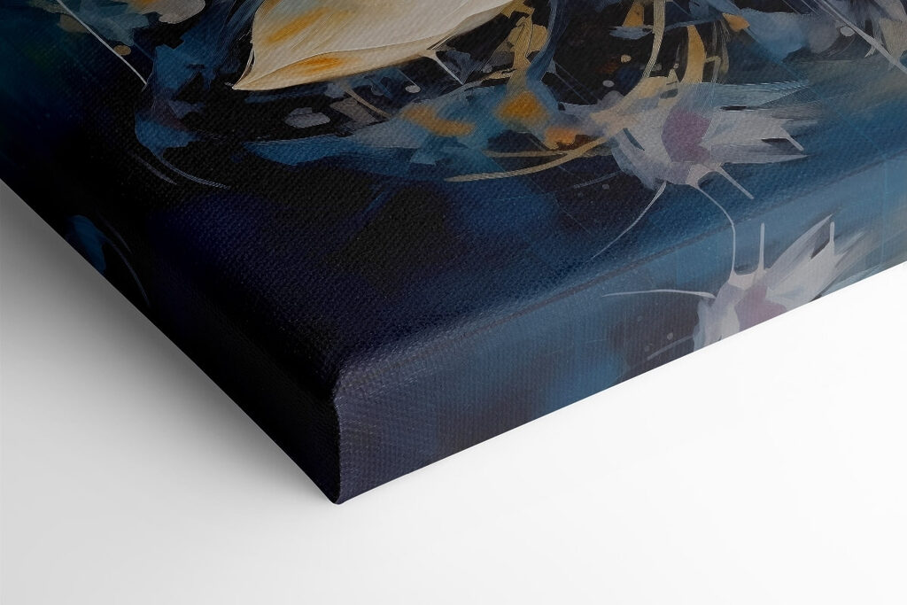 Painting of a white flower