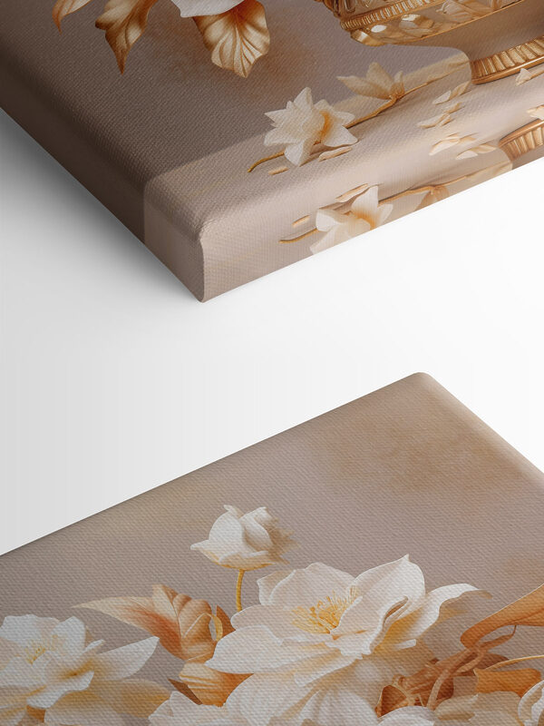 Vaas met witte bloemen Vaas met witte bloemen