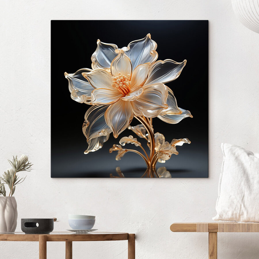 Delicate bloem in elegant ontwerp