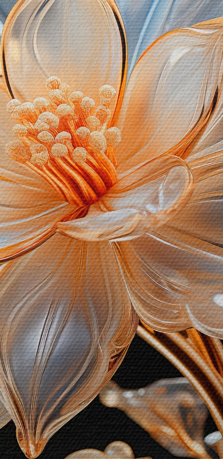 Delicate bloem in elegant ontwerp