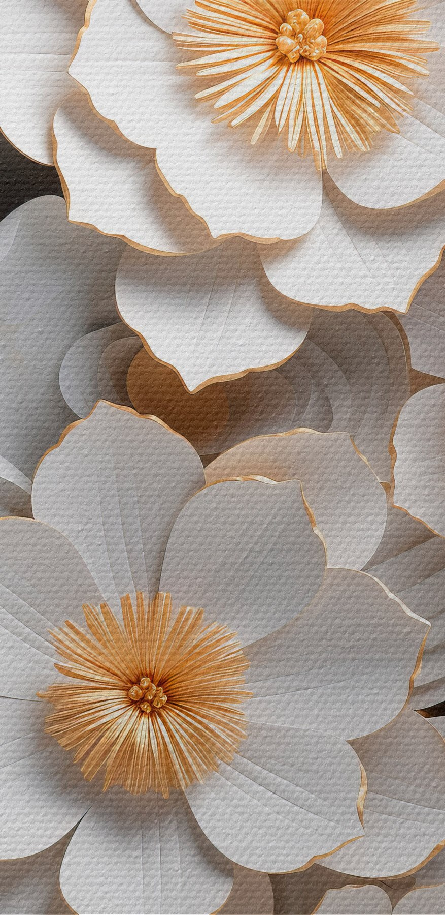 Gevoelige bloemen op gestructureerde achtergrond