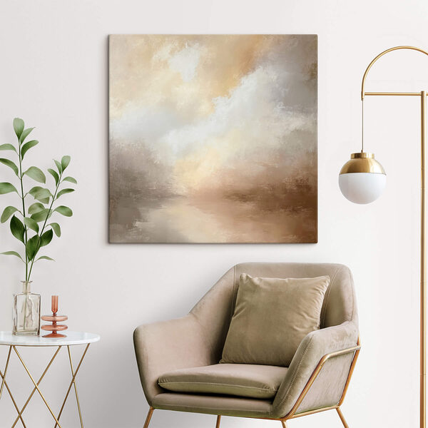 Schilderij van een landschap Schilderij van een landschap