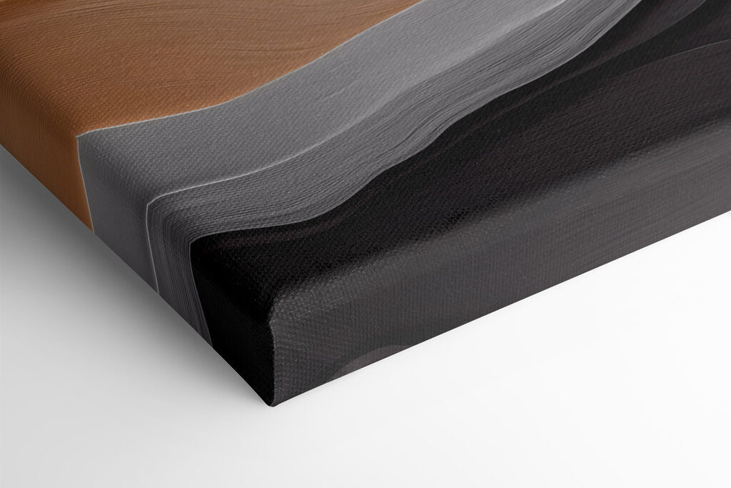 Soft waves of textured colors