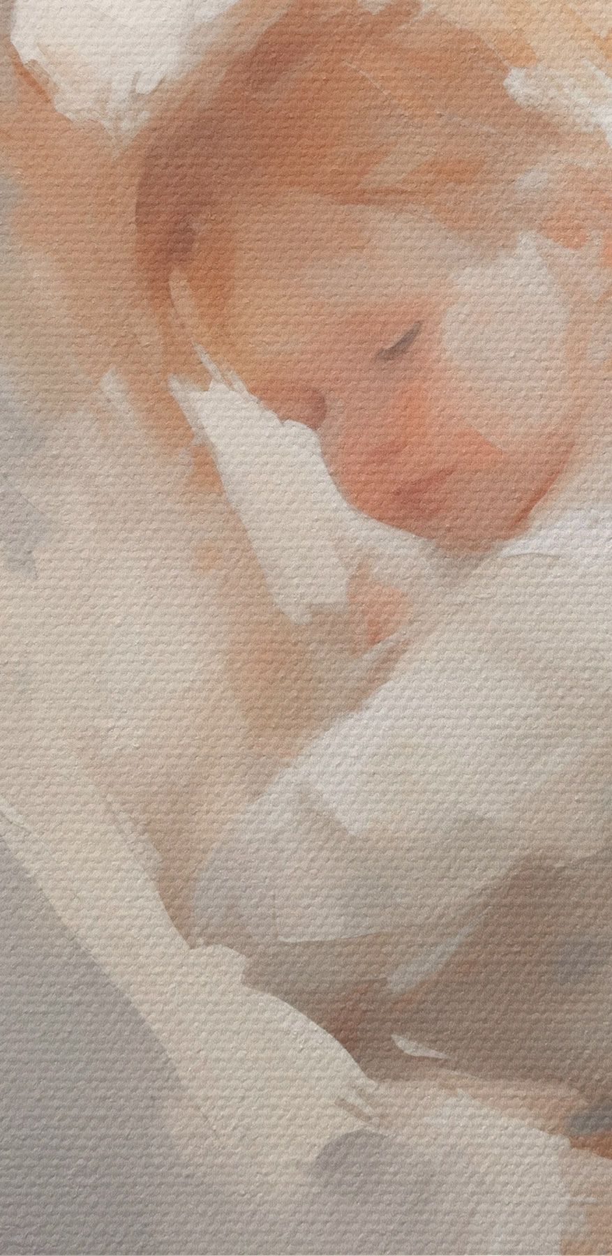Schilderij van een vrouw met een baby