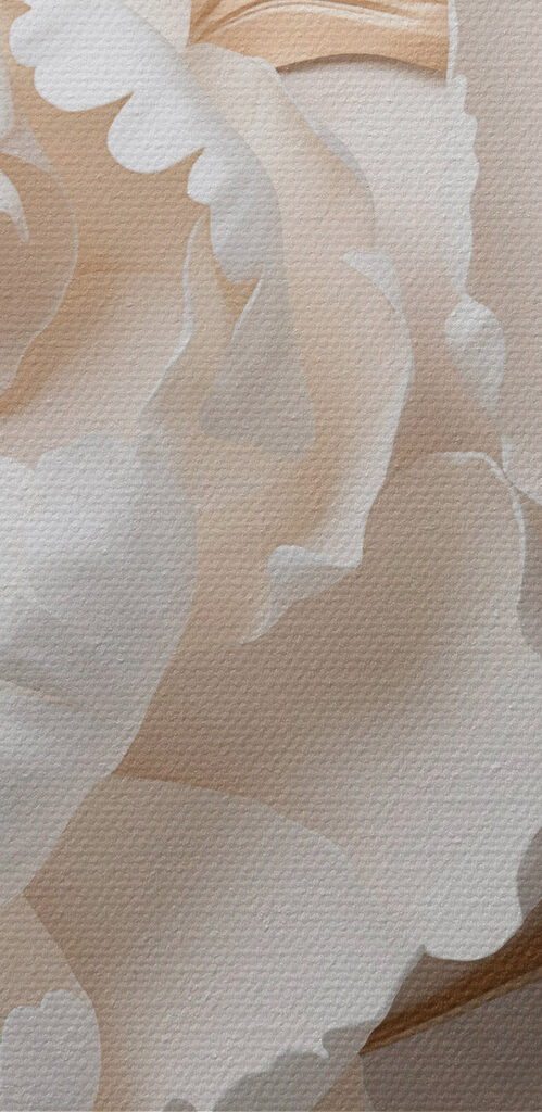 Delicate blooms in soft colors