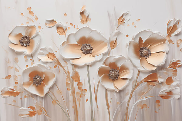 Delicate blooms in soft tones Delicate blooms in soft tones
