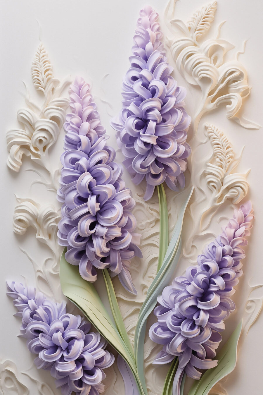 Groep paarse bloemen Groep paarse bloemen
