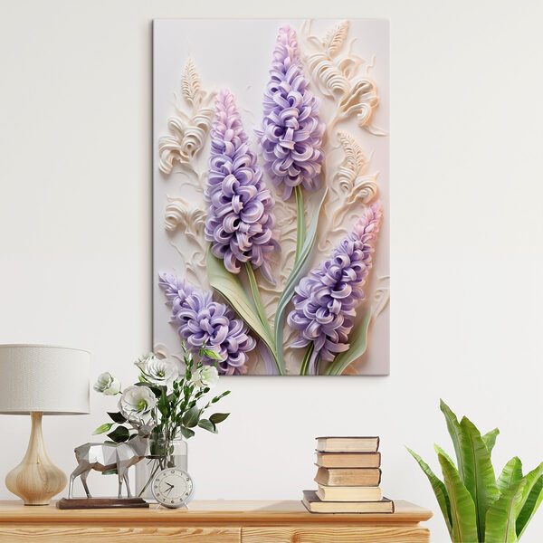 Groep paarse bloemen Groep paarse bloemen