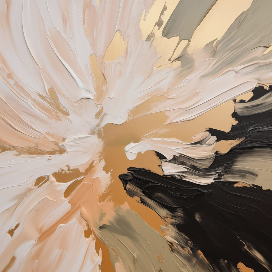 Abstracte streken in gedempte tinten