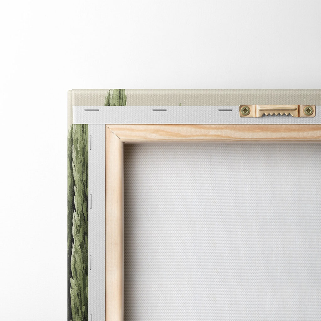 Landscape with trees and hills