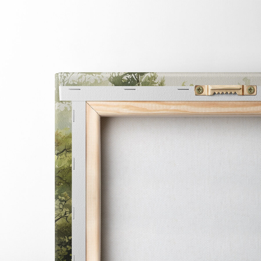 Canvas Schilderijen Water met een vijver en een pad ernaartoe - Afbeelding 5