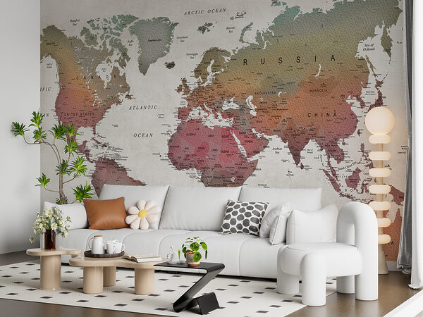 Kaart van de wereld Kaart van de wereld